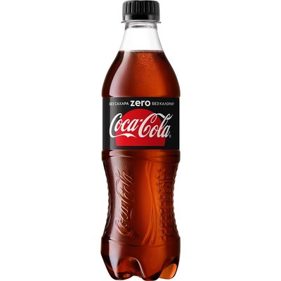 Напиток Coca-Cola Zero пэт. 0,5л газ. 24 шт/уп.