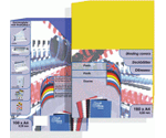 Обложки для переплета пластиковые ProfiOffice (Профи Офис), А4, 280 г/м2, цвет желтый, 100 шт.