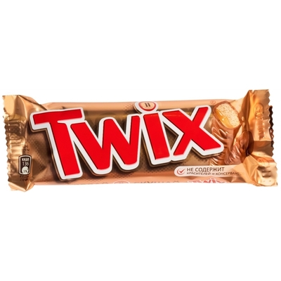 Шоколадный батончик Twix 55г