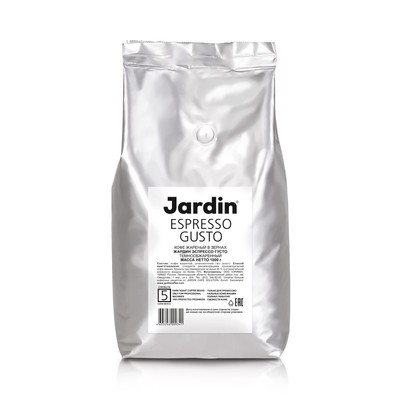 Кофе Jardin Эспрессо Густо в зернах, 100% арабика, 1 кг.