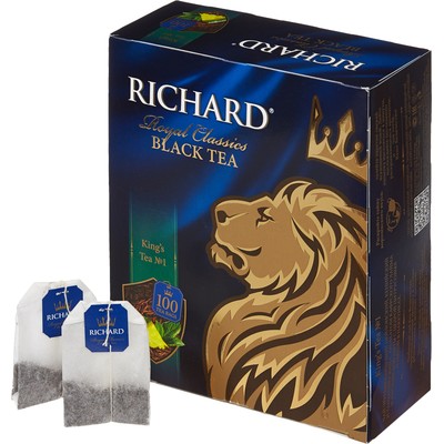 Чай Richard King's Tea №1 черный 100пакx2г 82132
