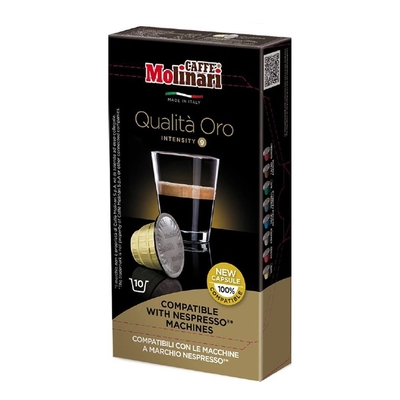 Капсулы для кофемашин Molinari ORO, 10 капсул
