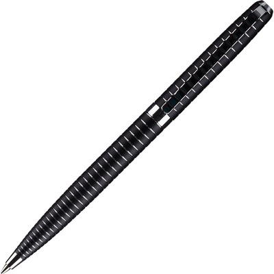 Ручка шариковая VERDIE Ve-344 мат.черный СТ гравир,синий ст,футляр Тайвань