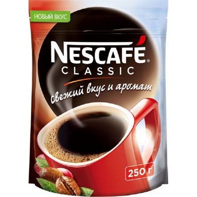 Кофе растворимый Nescafe Classic 250 г.