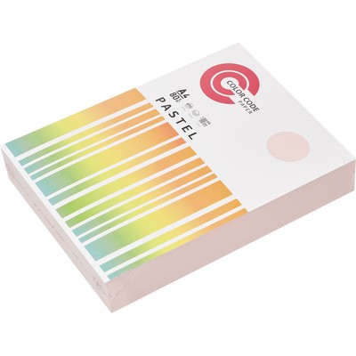 Бумага цветная ColorCode (розовая пастель), 80г, А4, 500 листов