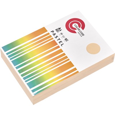 Бумага цветная ColorCode (персик пастель), 80г, А4, 500 листов