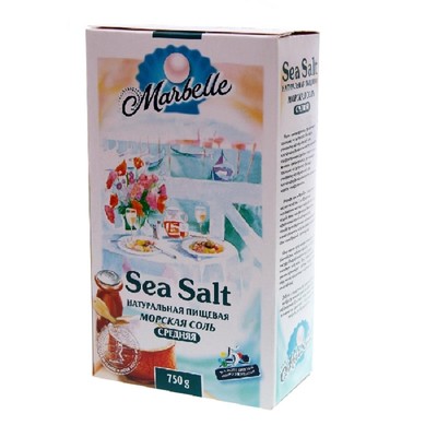 Соль морская Marbelle средняя, 750гр
