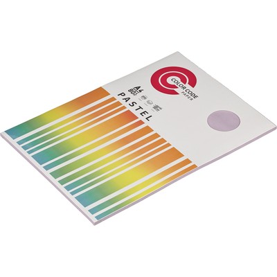 Бумага цветная ColorCode (фиолетовая пастель), 80г, А4, 50 листов