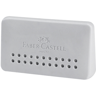 Ластик Faber-Castell Grip Edge, винил, цв.серый, 51x31x10 мм
