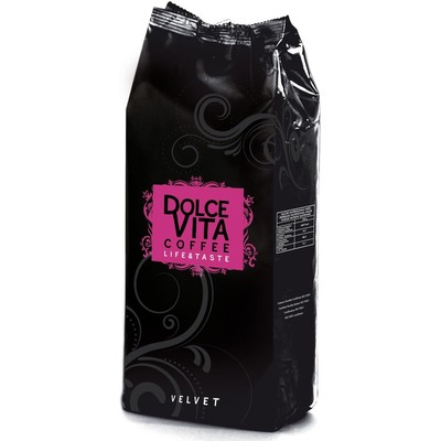 Кофе Dolce Vita Velvet в зернах, 1 кг