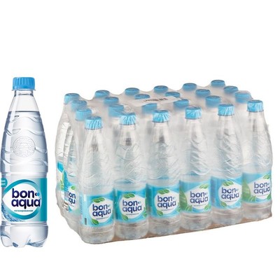 Вода питьевая Bon Aqua ПЭТ 0,5л негаз. 24 шт/уп