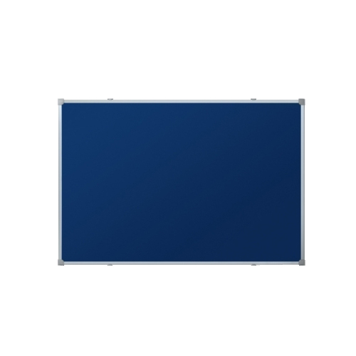Текстильная доска Attache, 100х150 см, в алюминиевой рамке, синяя