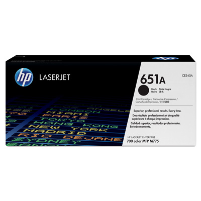 Картридж лазерный HP 651A CE340A чер. для СLJ Enterprise 700