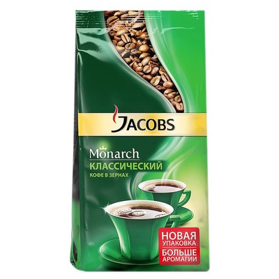 Кофе Jacobs Monarch Классический в зернах, 1 кг