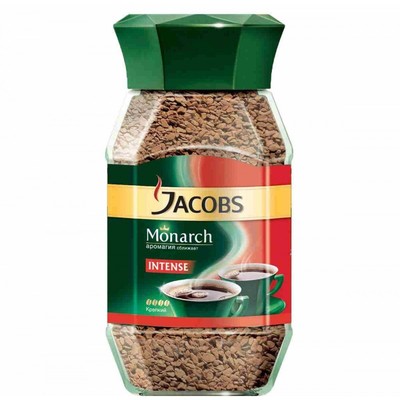 Кофе Jacobs Monarch Intens растворимый 47,5г стекло