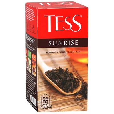 Чай Тесс Санрайз(1,8гх25п) пак.черн.