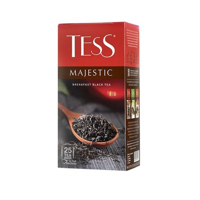 Чай Тесс Маджестик(1,8гх25п) пак.черн.