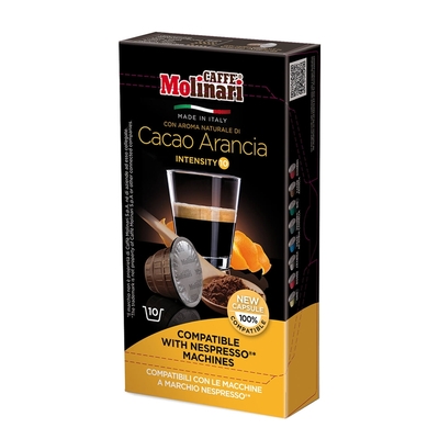 Капсулы для кофемашин Molinari Oranga-Chocolate, 10 капсул