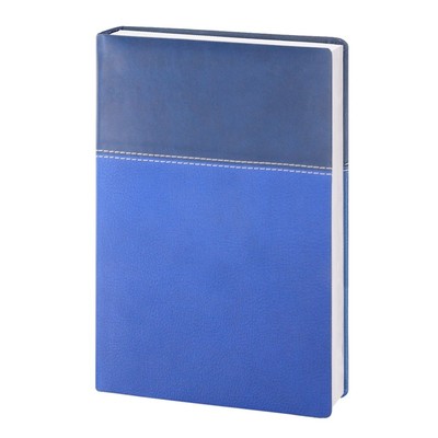 Ежедневник недат,  синий,  тв пер,  140х200,  160л,  Patchwork AZ353/blue