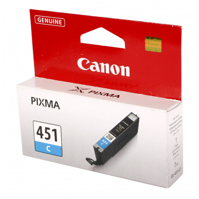 Картридж струйный Canon CLI-451C (6524B001) гол. для MG5440/6340 iP7240