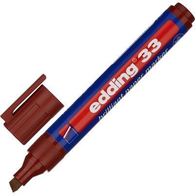 Маркер пигментный EDDING E-33/007 коричневый 1,5-3 мм скош. наконечник