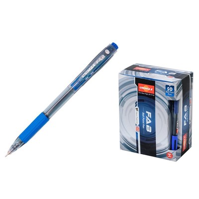 Ручка шариковая Unimax Fab GP 0,7мм, син, масл, автом