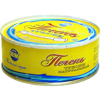 Рыбные консервы Печень трески Боско-морепродукт 230г
