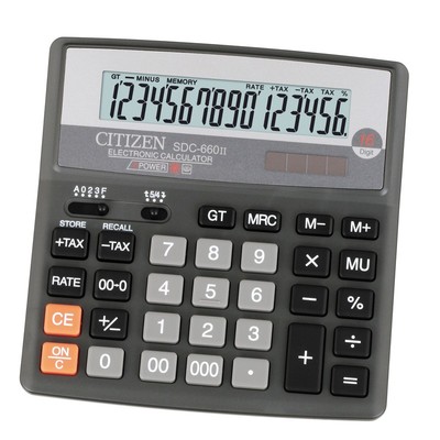 Калькулятор настольный CITIZEN бухг. SDC-660 II 16 разряд. DP