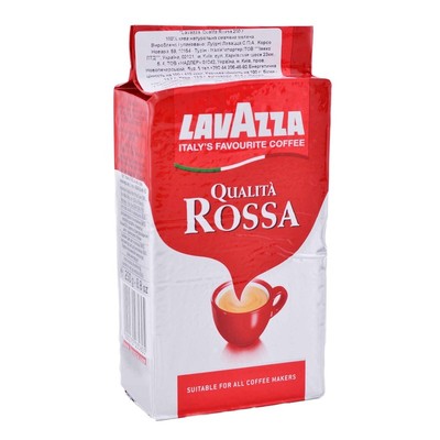 Кофе Lavazza Rossa молотый 250г