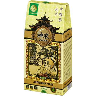 Чай Shennun Мо Ли Мао Фен зеленый с жасмин, листовой 100 г. 16047