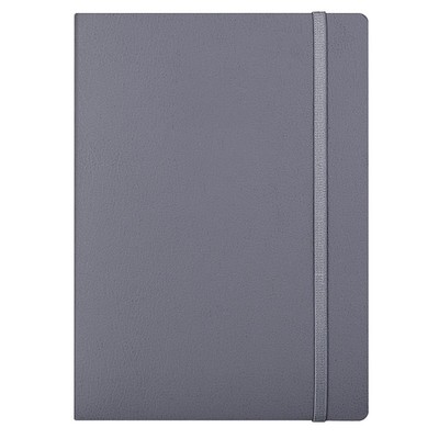 Ежедневник недат,  серый, интегр.с рез, 140х200, 160л, Bland&Skin AZ357/grey