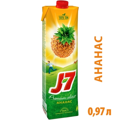 Нектар J7 ананас 0,97л