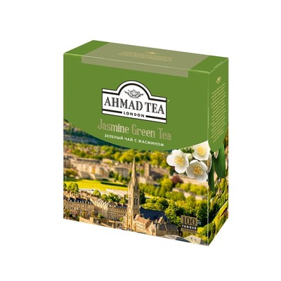 Чай Ahmad Green Jasmine Tea зеленый 100пак/уп 475-08