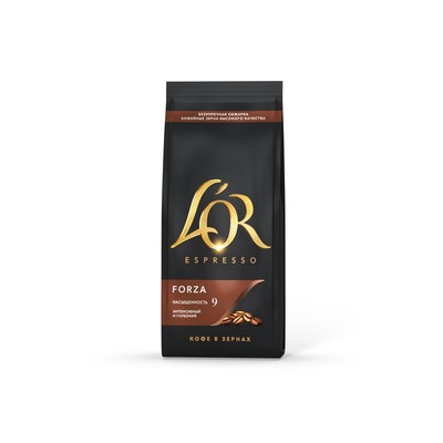 Кофе L'OR Espresso Forza в зернах, 230г