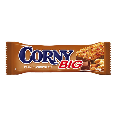 Батончик мюсли Батончик Corny Big злаковый, арахис с мол.шоколадом 50г