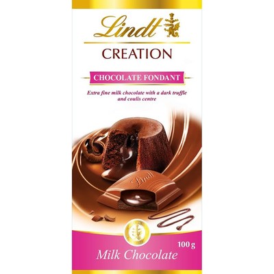 Шоколад Lindt Creation шоколадный фондан 100г