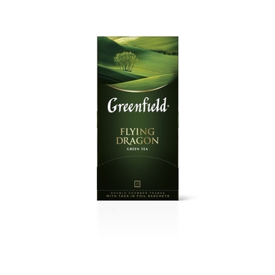 Чай Greenfield Flying Dragon зеленый фольгир.25пак/уп 0358-15
