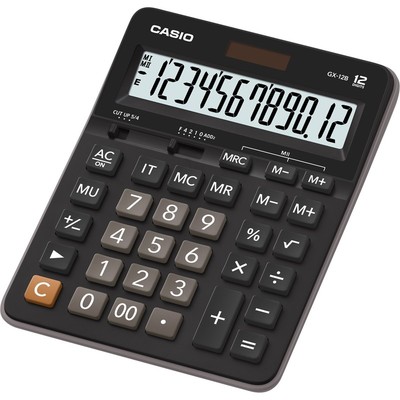 Калькулятор настольный Casio бухг. GX-12B, 12 разрядов, полноразмерный