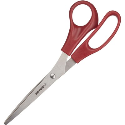 Ножницы Kores  210 мм c пластиковым анатомическими ручками, цвет ассорти