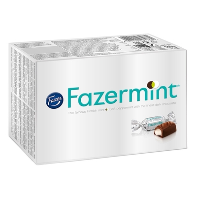 Набор конфет Шоколад Fazermint с мятной начинкой, 150г