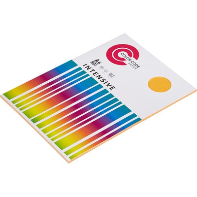 Бумага цветная ColorCode (оранжевый интенсив), 80г, А4, 50 листов