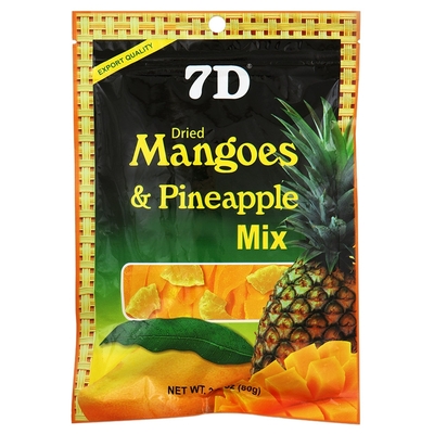 Сухофрукты Сушенные манго и ананас 7D, 80г