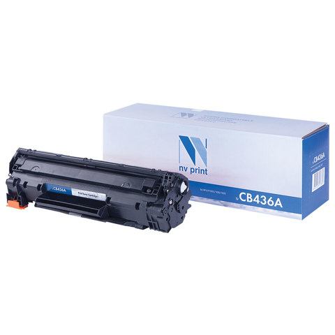 Картридж лазерный HP (CB436A) LaserJet P1505/M1120/M1522 №36А, ресурс 2000 страниц, NV Print, совместимый