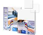 Обложки для переплета пластиковые прозрачные ProfiOffice (Профи Офис), А4, 0.40 мм, рифленые, 50 шт.