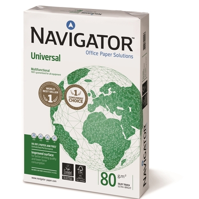 Бумага для ОфТех Navigator Universal (А4,  80 г/м,  169 % CIE) пачка 500 л.