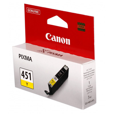 Картридж струйный Canon CLI-451Y (6526B001) жел. для MG5440/6340 iP7240