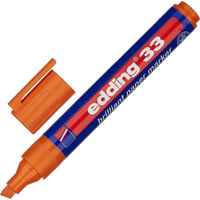 Маркер пигментный EDDING E-33/006 оранжевый 1,5-3 мм скош. наконечник
