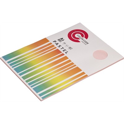 Бумага цветная ColorCode(розовая пастель), 80гр, А4, 50 листов