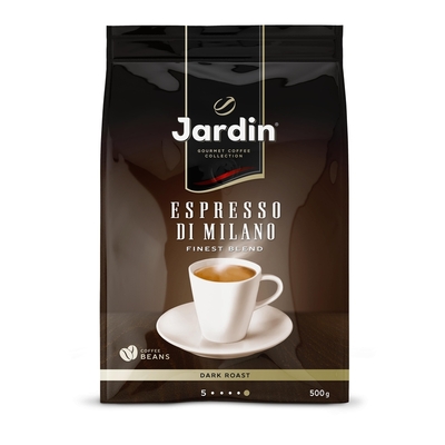 Кофе Jardin Espresso Stile di Milano в зернах,500г