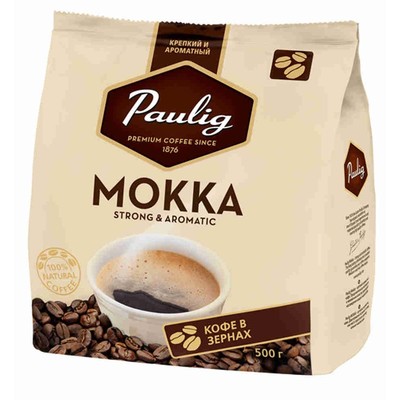Кофе Paulig Mokka в зернах, 500г